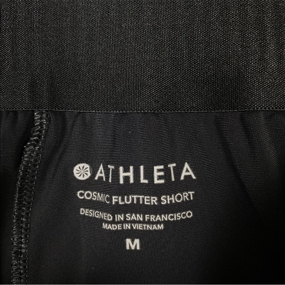 COPY - Athleta Cosmic Flutter High Rise Short Shorts Pockets Zip Women Medium B… - Picture 8 of 10